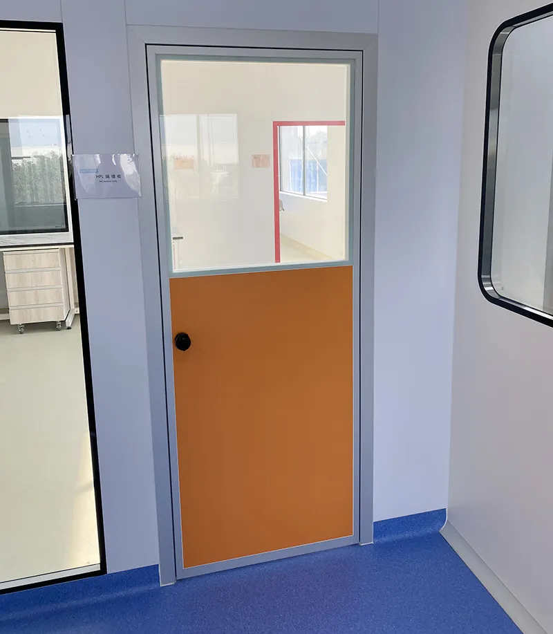 Clean room aluminium door